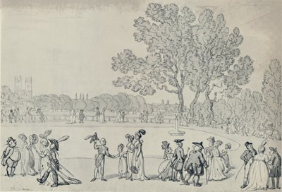 منتزه في الحديقة الخضراء ، 1808 ، 1920 بواسطة توماس رولاندسون