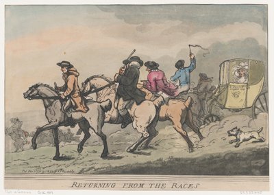 العودة من السباقات ، 1 ديسمبر 1791 ، 1 ديسمبر 1791. بواسطة توماس رولاندسون