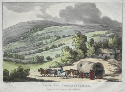 رسومات Rowlandsons من الطبيعة: Taunton Vale ، Somersetshire ، 1809. بواسطة توماس رولاندسون
