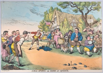 الرياضة الريفية أو اللعبة في Quoits ، 30 أكتوبر 1811. ، 30 أكتوبر 1811. بواسطة توماس رولاندسون