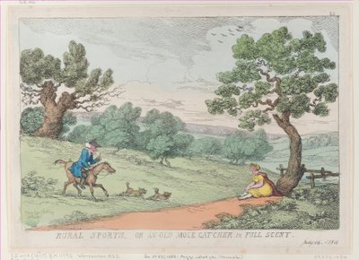 Rural Sports ، أو Old Mole Catcher برائحة كاملة ، [1811] ، طبع. ، [1811] ، طبع. بواسطة توماس رولاندسون