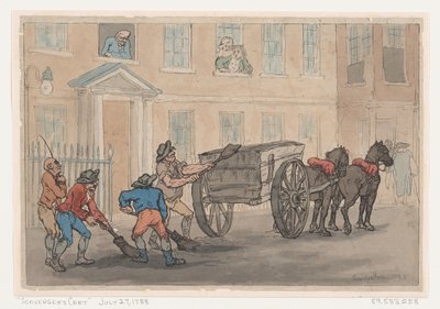 عربة زبال ، 1788. ، 1788. بواسطة توماس رولاندسون