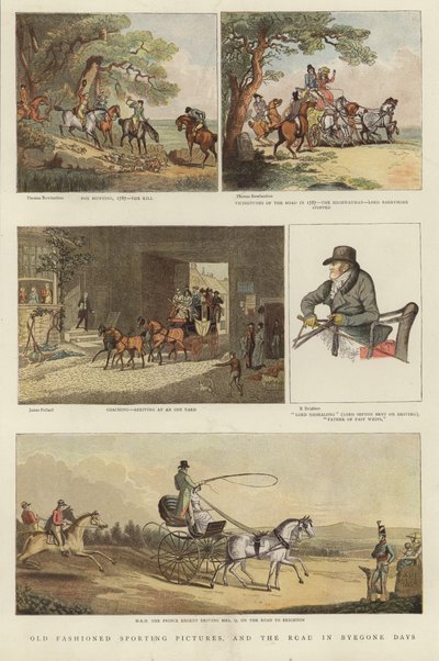 سلسلة الرسوم التوضيحية للفروسية بواسطة Thomas Rowlandson