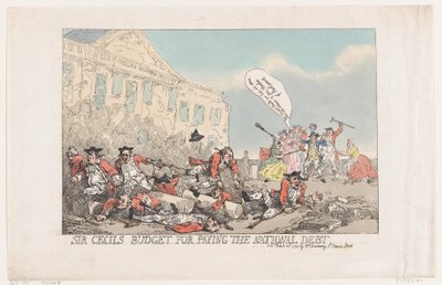 ميزانية السير سيسيلس لدفع الدين القومي ، 30 مارس 1784. ، 30 مارس ، 1784. بواسطة توماس رولاندسون