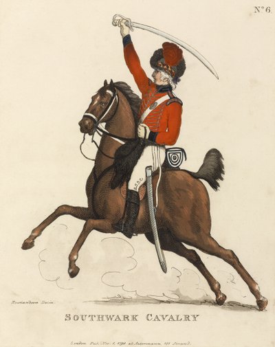 الفرسان الجنوبي ، ج 1799 (أكواينت الملونة) بواسطة توماس رولاندسون