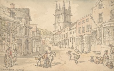 سانت أوستل ، كورنوال ، 1780-1827. بواسطة توماس رولاندسون