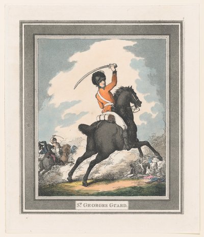 حرس سانت جورج ، 1798 ، 1798. بواسطة توماس رولاندسون