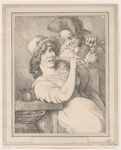 مغازلة سانت جايلز ، 1799 ، 1799. بواسطة توماس رولاندسون