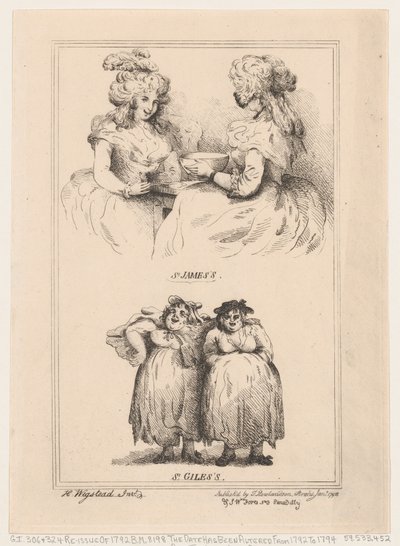 سانت جيمس وسانت جايلز ، 1792. ، 1792. بواسطة توماس رولاندسون