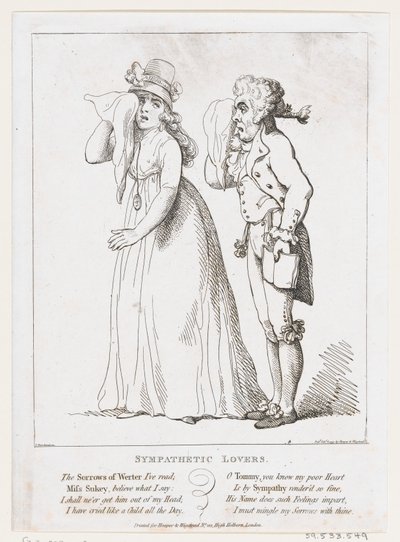 عشاق متعاطفون ، 6 فبراير 1797 ، 6 فبراير 1797. بواسطة توماس رولاندسون