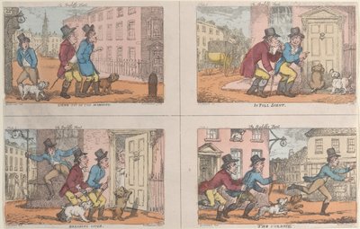مطاردة البيليف: الخروج في الصباح ، برائحة كاملة ، غطاء متكسر ، والمطاردة ... ، 1809. بواسطة توماس رولاندسون