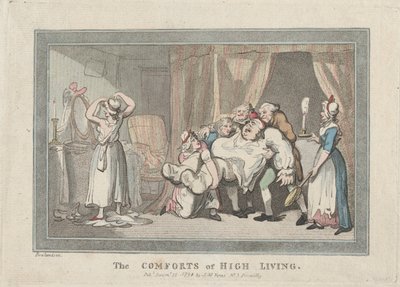 The Comforts of High Living ، 16 ديسمبر 1794 ، 16 ديسمبر 1794. بواسطة توماس رولاندسون