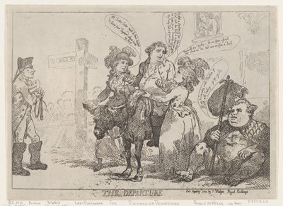 رحيل 29 أبريل 1784 ، 29 أبريل 1784. بواسطة توماس رولاندسون