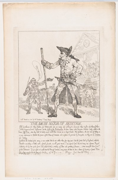 الطبل الرائد في الفتنة ، 29 مارس ، 1784 ، 29 مارس ، 1784. بواسطة توماس رولاندسون