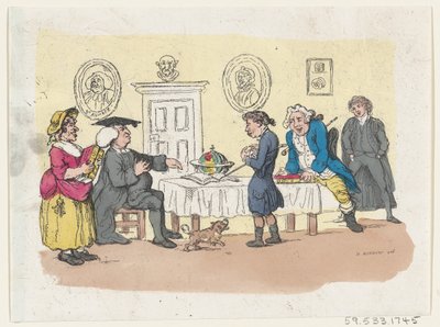 آمال الأسرة - قبول في الجامعة ، كاليفورنيا. 1803 ، كاليفورنيا. 1803. بواسطة توماس رولاندسون