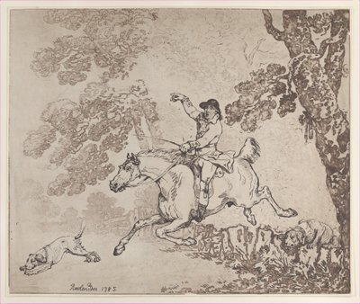 الهنتسمان ، 1785 ، 1785. بواسطة توماس رولاندسون