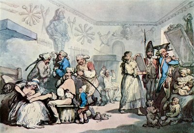 داخل الثكنات الفرنسية ، 1787 ، 1929 بواسطة توماس رولاندسون