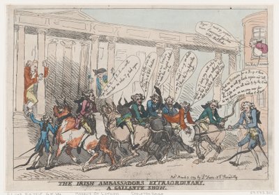 السفراء الأيرلنديون فوق العادة ، عرض جالانت ، 7 مارس 1789 ، 7 مارس 1789. بواسطة توماس رولاندسون