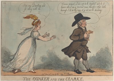 The Quaker and the Clarke ، 24 مايو 1809. ، 24 مايو 1809. بواسطة توماس رولاندسون