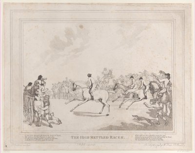 The Race Horse من حياة فرس السباق ، أو المتسابق عالي الذقن ، 20 يوليو ... ، 20 يوليو ، 1789 بواسطة توماس رولاندسون