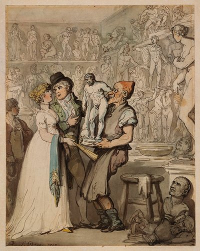 ورشة النحات: شراء قوالب عام 1802 بواسطة توماس رولاندسون