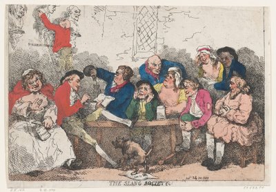 The Slang Society ، 24 يوليو 1785. ، 24 يوليو 1785. بواسطة توماس رولاندسون