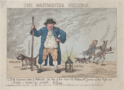 The Westminster Watchman ، ١٢ أبريل ١٧٨٤ ، ١٢ أبريل ١٧٨٤. بواسطة توماس رولاندسون