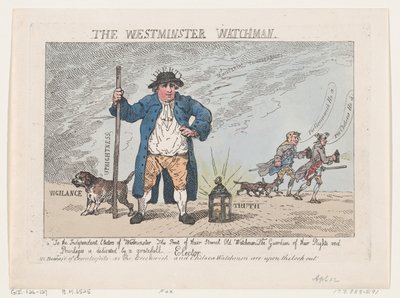 The Westminster Watchman ، ١٢ أبريل ١٧٨٤ ، ١٢ أبريل ١٧٨٤. بواسطة توماس رولاندسون
