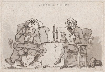 النائب وموسى ، 1786. ، 1786. بواسطة توماس رولاندسون