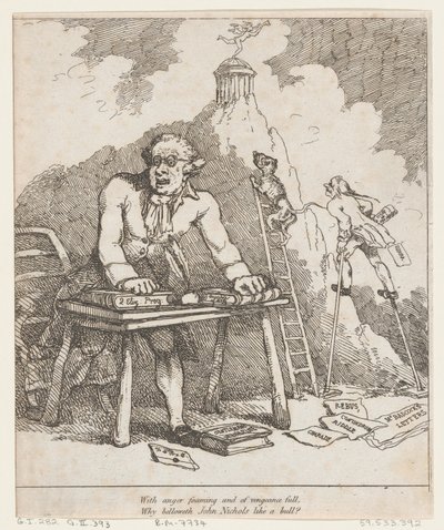 مع رغوة الغضب ... ، من رسالة بولس الرسول الخيرية ، 1790. ، 1790. بواسطة توماس رولاندسون