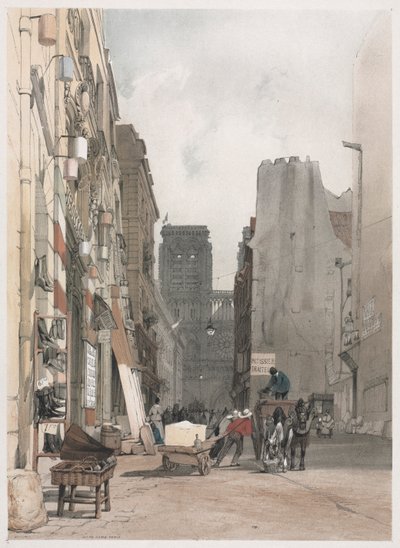 العمارة الخلابة في باريس ، غنت ، أنتويرب ، روان: Nôtre Dame ، باريس ، 1839. بواسطة توماس شوتر بويز