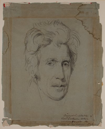 أندرو جاكسون ، بعد معركة نيو أورلينز ، حوالي عام 1815 (رسم) بواسطة توماس سولي