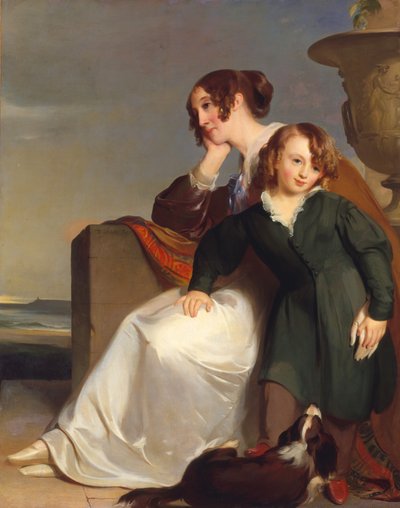 الأم والابن ، 1840. بواسطة توماس سولي