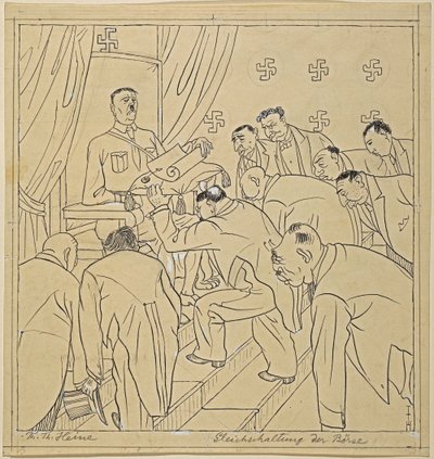 مواءمة البورصة. Simplicissimus XXXV / 36 ، 1930 بواسطة توماس ثيودور هاينه
