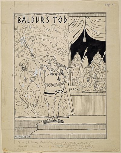 المنافسة على Oberammergau ؛ Simplicissimus XXXV / 8 بواسطة Thomas Theodor Heine