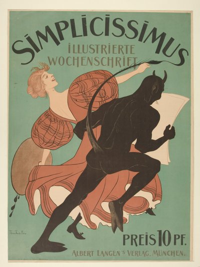 Simplicissimus ، مصور أسبوعيًا بواسطة Thomas Theodor Heine