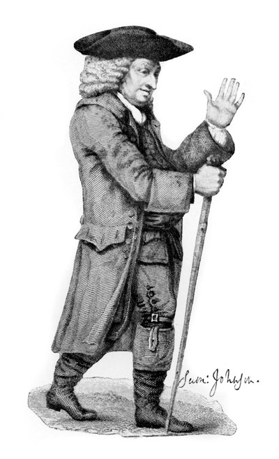 الدكتور جونسون ، شخصية أدبية إنجليزية ، 1912 بواسطة توماس تروتر