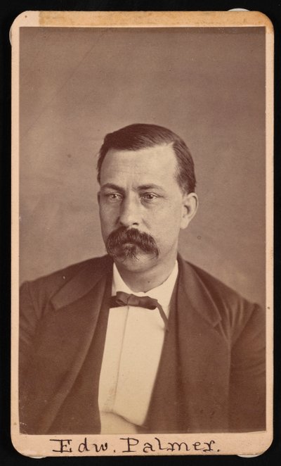 صورة لإدوارد بالمر 1829-1911 ، قبل عام 1900. بواسطة توماس ويليام سميلي