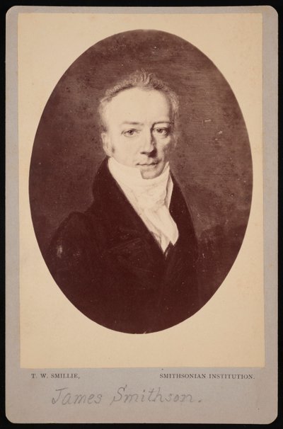 صورة لجيمس سميثسون 1765-1829 ، 1816 صورت 1870. بواسطة توماس ويليام سميلي