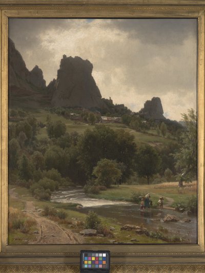 الصيف Pastorale (منظر كالينفيلس) (زيت على قماش) بواسطة توماس ورثينجتون ويتريدج