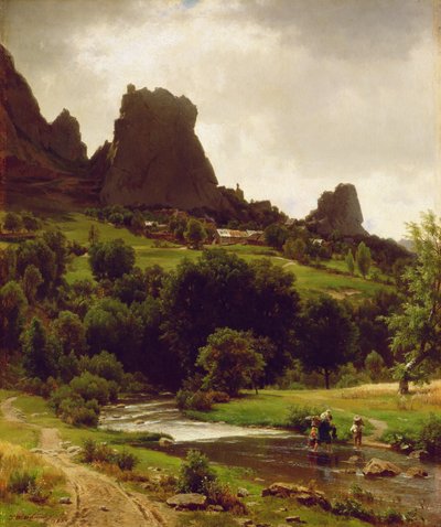 Summer Pastorale (منظر Kallenfels) 1853 (زيت على قماش) بواسطة توماس ورثينجتون ويتريدج