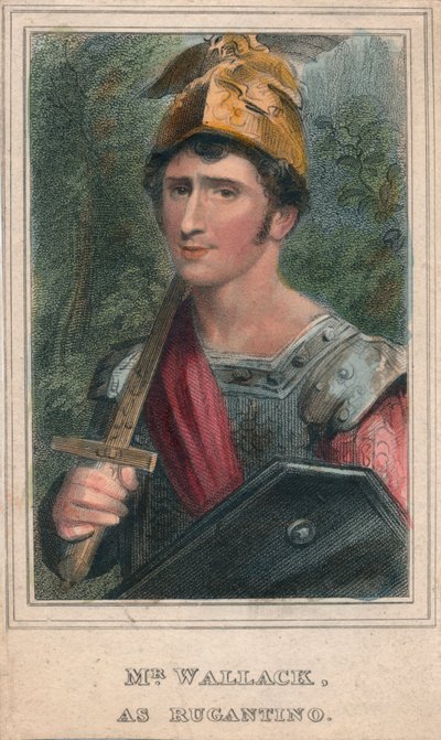 السيد Wallack ، مثل روجانتينو ، c1820. بواسطة توماس رايت
