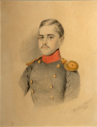 صورة ضابط من عائلة Rehbinder Nikolai Rehbinder ، 1845 بواسطة توماس رايت
