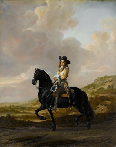 بيتر سكوت على ظهور الخيل صورة بيتر سكوت (1640-69) بواسطة Thomas de Keyser