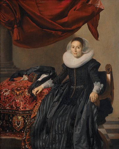 صورة لامرأة شابة بواسطة Thomas de Keyser