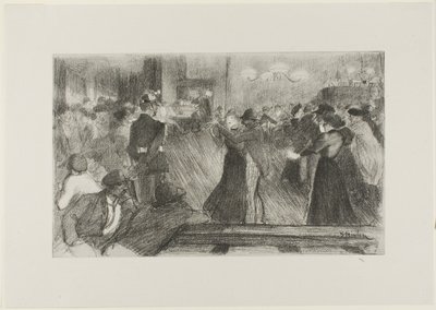 قاعة الرقص بواسطة Théophile Alexandre Pierre Steinlen