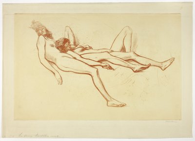 عارضتان عاريتان بواسطة Théophile Alexandre Pierre Steinlen
