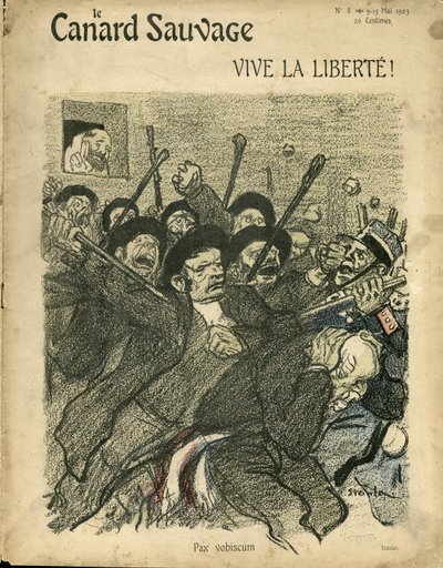 رسم شتاينلين (1859-1923) لغلاف البطة البرية بواسطة ثيوفيل الكسندر شتاينلين