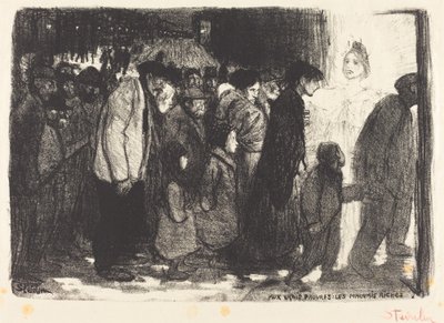 إلى الفقراء الحقيقيين: الغني الشرير للفقير الحقيقي: الغني الشرير ، 1894. بواسطة ثيوفيل الكسندر شتاينلين
