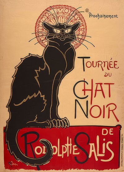 جولة دردشة رودولف ساليس نوار (1. فاسونغ). Frankreich 1896 ، تشارلز فيرناو ، باريس بواسطة ثيوفيل الكسندر شتاينلين